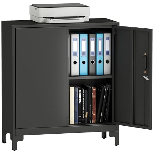 Armoire de Bureau Métallique à 2 Niveaux Armoire de Bureau Métallique à 2 Niveaux