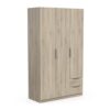 Armoire Dressing Chêne Moderne 3 Portes