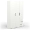 Armoire Dressing Moderne 3 Portes Blanc Armoire Dressing Moderne 3 Portes Blanc