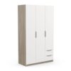 Armoire Dressing Moderne 3 Portes et 2 Tiroirs Armoire Dressing Moderne 3 Portes et 2 Tiroirs