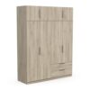 Armoire Dressing Moderne 8 Portes 5 Étagères Armoire Dressing Moderne 8 Portes 5 Étagères