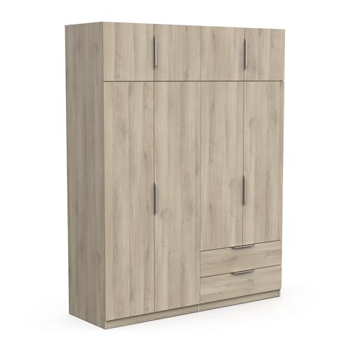 Armoire Dressing Moderne 8 Portes 5 Étagères Armoire Dressing Moderne 8 Portes 5 Étagères