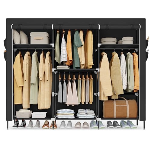 Armoire en Tissu SONGMICS Noir Armoire en Tissu SONGMICS Noir