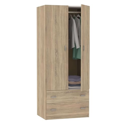 Armoire Moderne 2 Portes 2 Tiroirs Armoire Moderne 2 Portes 2 Tiroirs