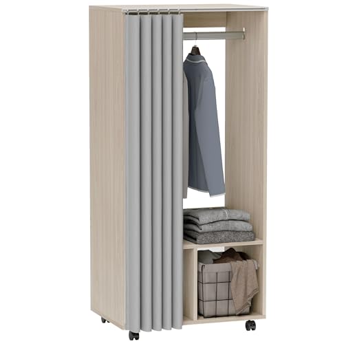 Armoire Penderie Mobile avec Rideau Armoire Penderie Mobile avec Rideau
