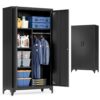 Armoire Polyvalente SONGMICS Noir Mat 80x40x165 Armoire Polyvalente SONGMICS Noir Mat 80x40x165