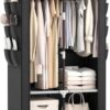 Armoire Portable en Tissu avec Poches Armoire Portable en Tissu avec Poches