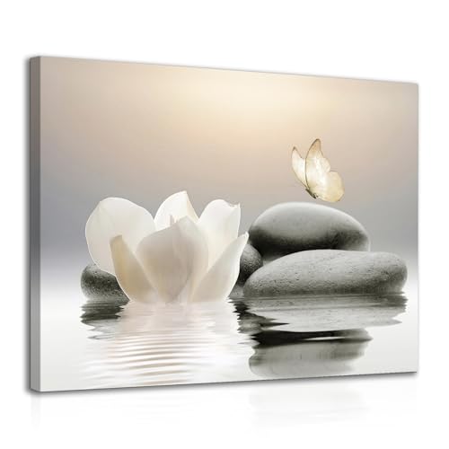 Art Mural Zen avec Fleurs de Lotus Art Mural Zen avec Fleurs de Lotus