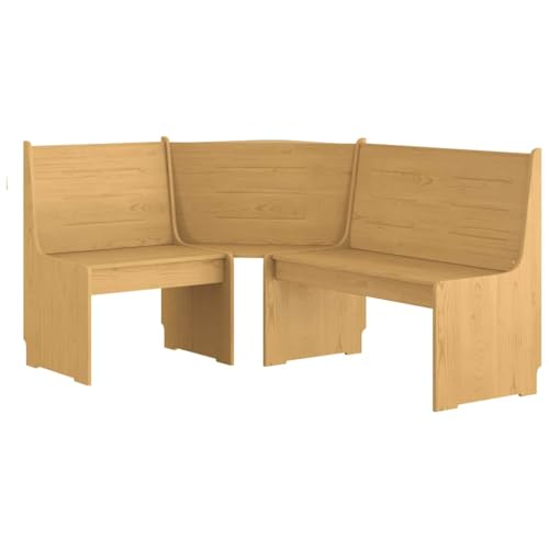 Banc d'angle en bois de pin