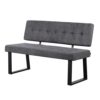 Banc d’Angle Sigfrid en Microfibre