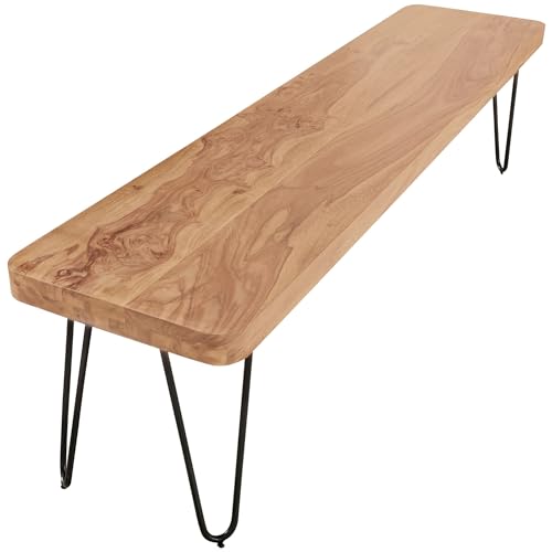 Banc de Cuisine en Bois Massif Acacia