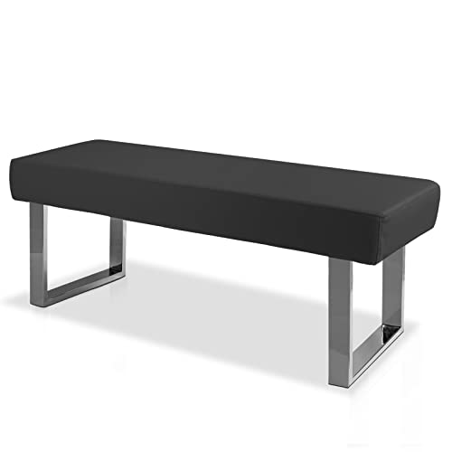 Banc de Salle à Manger Moderne en Cuir