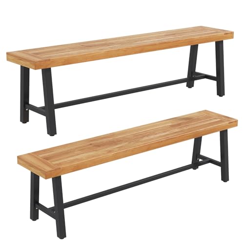 Banc de Terrasse en Bois d'Acacia