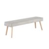 Banc Emil 120 cm en Velours Côtelé