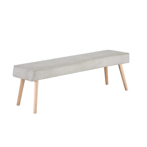 Banc Emil 120 cm en Velours Côtelé
