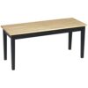 Banc en Bois Bicolore pour 2 Personnes Banc en Bois Bicolore pour 2 Personnes