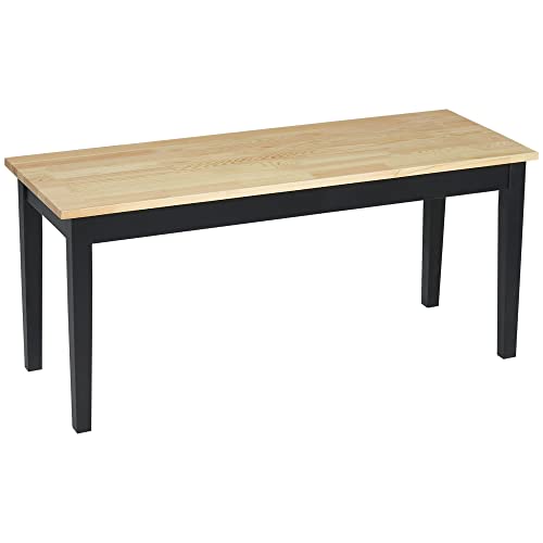 Banc en Bois Bicolore pour 2 Personnes