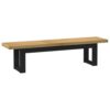 Banc à manger en pin massif 180x40 cm