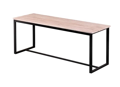 Banc Spetebo industriel en métal et bois