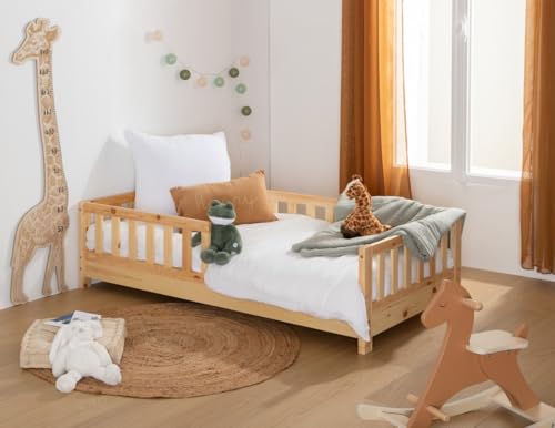 Barrière en Bois Naturel Montessori 80x160 cm Barrière en Bois Naturel Montessori 80x160 cm