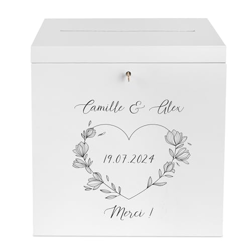 Boîte à Cartes en Bois Personnalisée