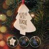 Boule de Noël Personnalisée en Bois