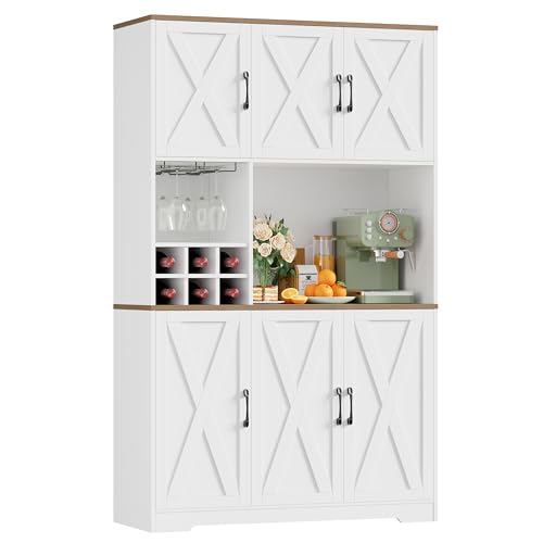 Buffet Cuisine 180 cm avec Porte-Verre