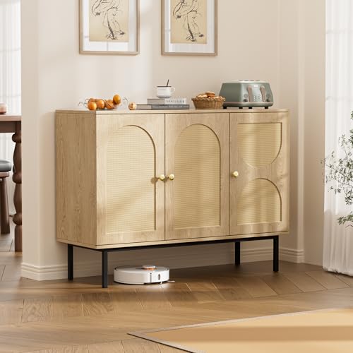 Buffet en rotin élégant pour cuisine