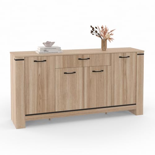 Buffet IDAHO 160 cm en Bois Design