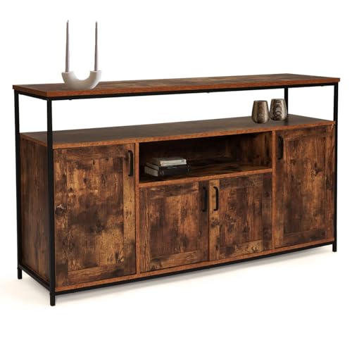 Buffet Industriel 140 cm Dayton 4 Portes