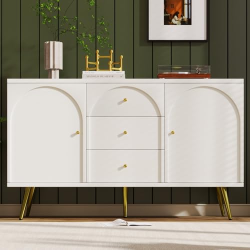Buffet KOMHTOM 2 portes et 3 tiroirs