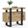 Buffet Phoenix 100 cm en Bois Noir Buffet Phoenix 100 cm en Bois Noir