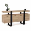 Buffet Phoenix XXL 160 cm Noir