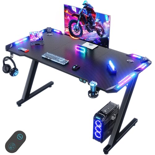 Bureau Gaming Devoko LED 120×60cm