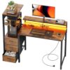 Bureau Gaming LED avec Rangement Intégré Bureau Gaming LED avec Rangement Intégré