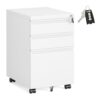 Caisson de Bureau 3 Tiroirs avec Verrou
