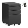 Caisson de Bureau 3 Tiroirs sur Roulettes