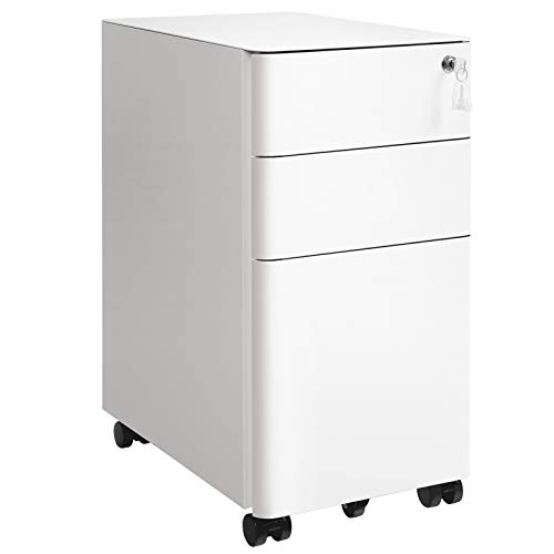 Caisson de Bureau avec 3 Tiroirs Verrouillables Caisson de Bureau avec 3 Tiroirs Verrouillables