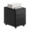 Caisson de Bureau avec Tiroirs et Serrures