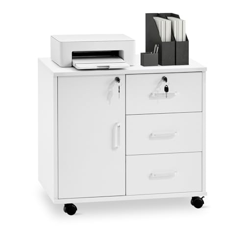 Caisson de Bureau Mobile à 4 Tiroirs