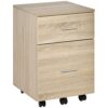 Caisson de bureau mobile avec 2 tiroirs Caisson de bureau mobile avec 2 tiroirs