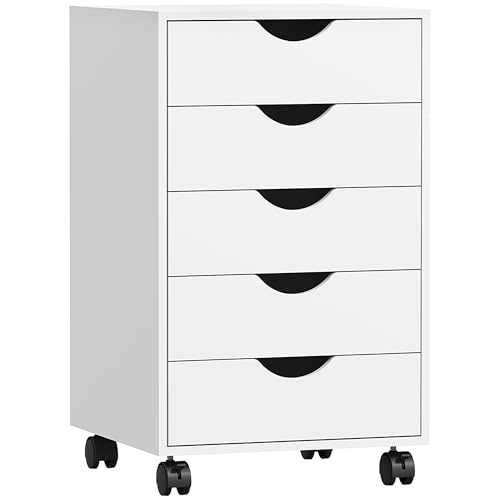 Caisson de bureau mobile avec 5 tiroirs Caisson de bureau mobile avec 5 tiroirs
