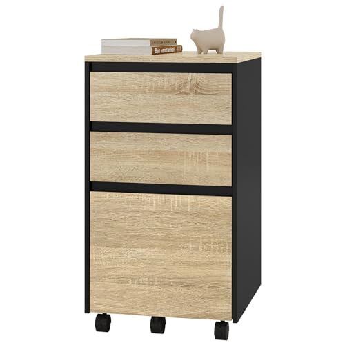 Caisson de Bureau Mobile avec Tiroirs Caisson de Bureau Mobile avec Tiroirs
