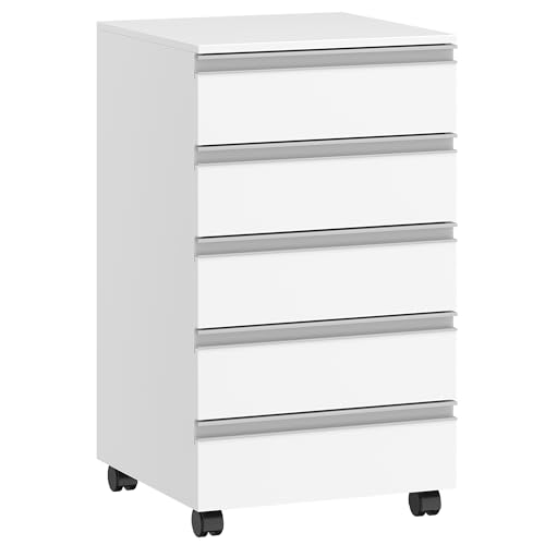 Caisson de Bureau Multifonction avec 5 Tiroirs