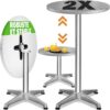 Casaria® Set de 2 Tables Basses Pliantes Casaria® Set de 2 Tables Basses Pliantes