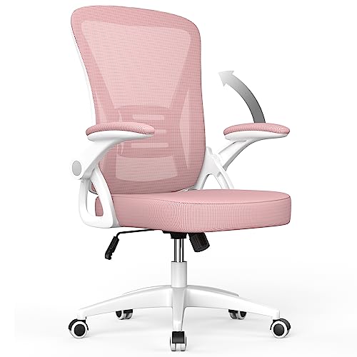 Chaise de Bureau Ergonomique en Rose Chaise de Bureau Ergonomique en Rose