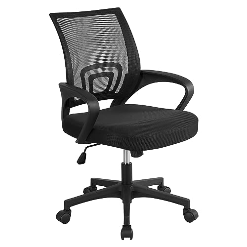 Chaise de Bureau Ergonomique Réglable Noir Chaise de Bureau Ergonomique Réglable Noir
