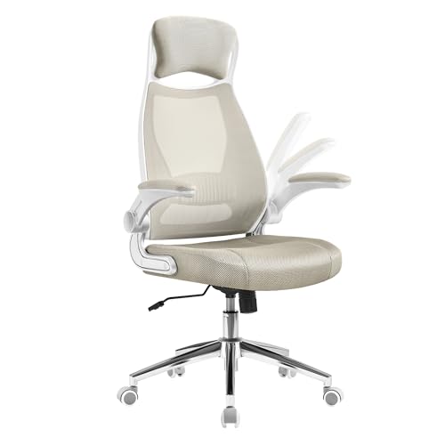 Chaise de Bureau Ergonomique SONGMICS Beige Chaise de Bureau Ergonomique SONGMICS Beige
