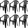 Chaise de Jardin Tomaino - Lot de 6