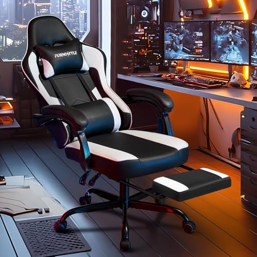 Chaise Gaming Ergonomique avec Repose-Pieds